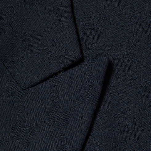 Chaqueta de lana con GG y dos hileras de botones