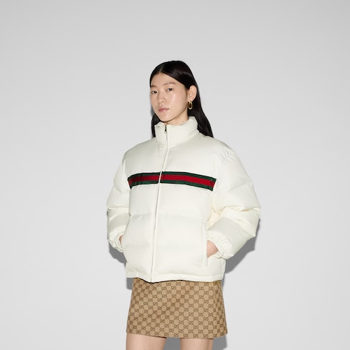 Chaqueta bomber de sarga de poliéster