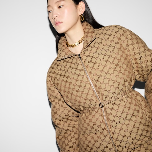 Blouson aviateur en toile GG