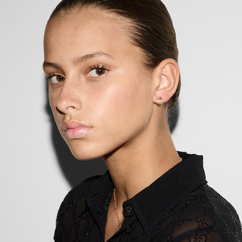 18k Horsebit stud earrings