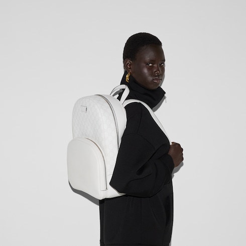 Gucci backpack white cheap