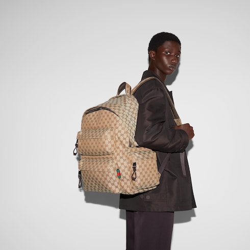 GG canvas large backpack