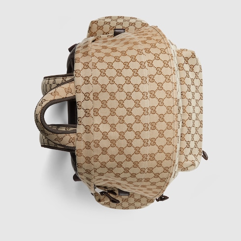 Sac à dos en toile GG grand format