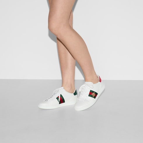 Women's Gucci Ace trainer with bee