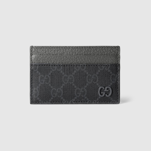 Grey trim GG card case