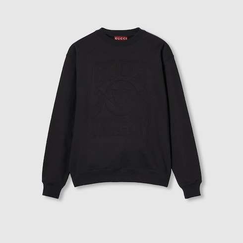 Cotton jersey sweatshirt with embroidery Detail 2