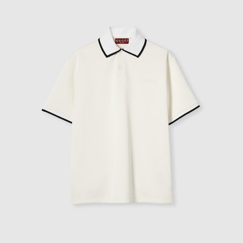 Cotton piquet polo shirt Detail 2