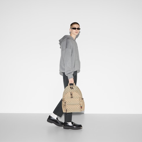 Mittelgroßer Rucksack aus GG Canvas