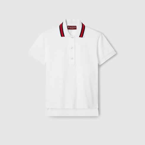 Polo in piquet di cotone stretch