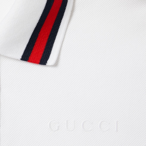 Polo in piquet di cotone stretch