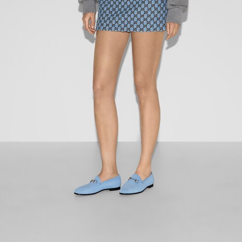 Light blue loafers womens on sale