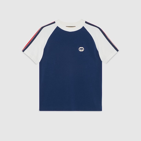 Cotton jersey T-shirt with patch Detail 2