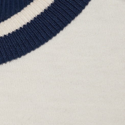 T-shirt in jersey di cotone con ricamo Gucci