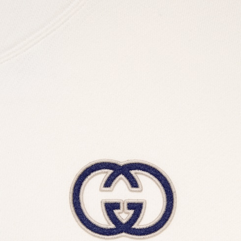 Sweat-shirt à capuche en jersey de coton