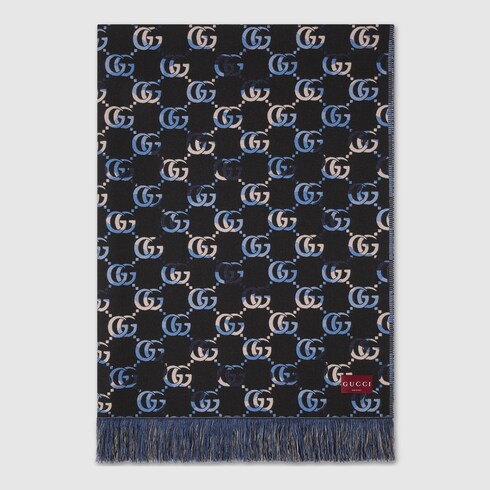 グッチ デコールGG グラデーション ウール ブランケット | GUCCI公式