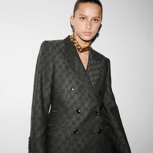 GG wool jacquard jacket