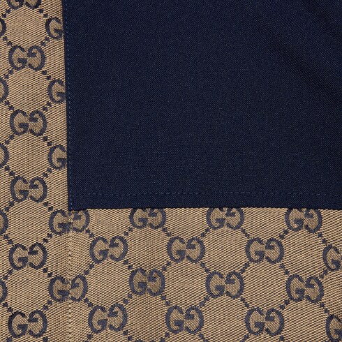 GG canvas jacket in blue | GUCCI® 香港