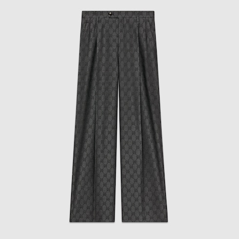 Pantalon en laine GG