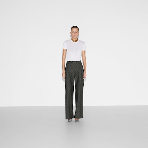Pantalon en laine GG