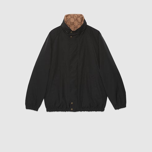 Reversible GG canvas jacket