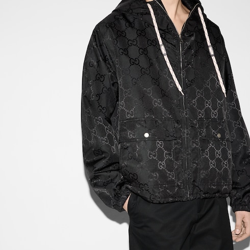GG nylon canvas jacket