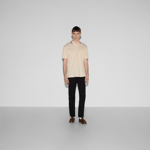 Poloshirt aus GG Baumwoll-Piqué
