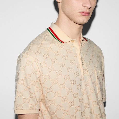 Poloshirt aus GG Baumwoll-Piqué
