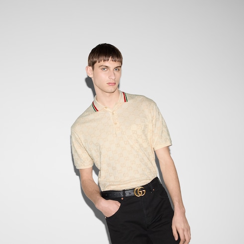 Poloshirt aus GG Baumwoll-Piqué
