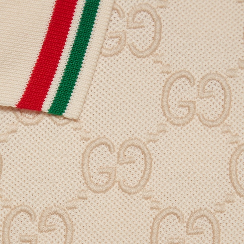 Poloshirt aus GG Baumwoll-Piqué
