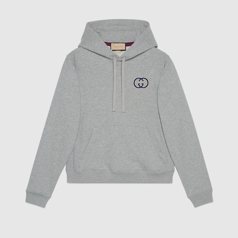 Cotton jersey hooded sweatshirt Detail 2