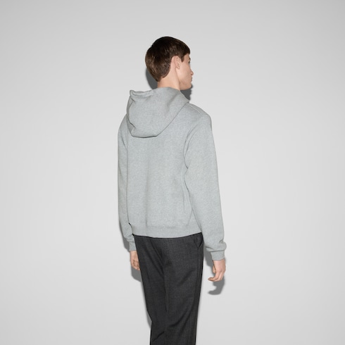 Kapuzenpullover aus Baumwolljersey