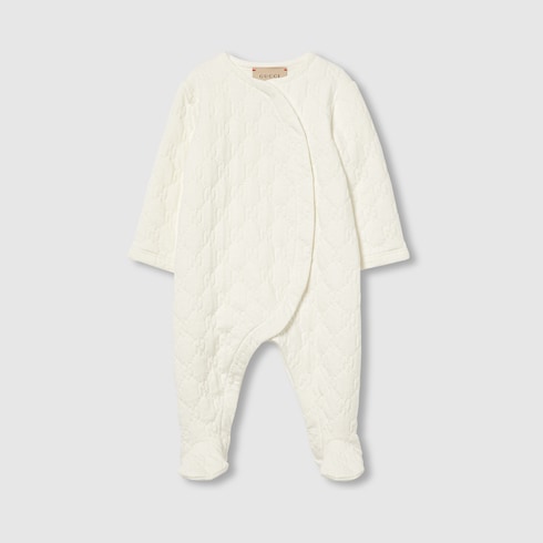 Baby padded GG cotton one-piece