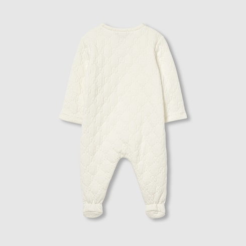 Baby padded GG cotton one-piece