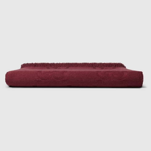 Coperta in lana e seta GG