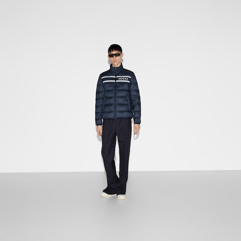 Nylon puffer jacket