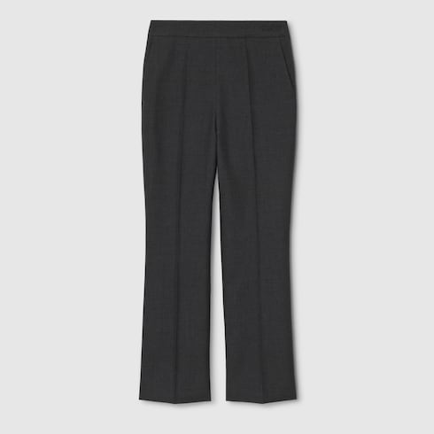Pantalone in gabardina di lana