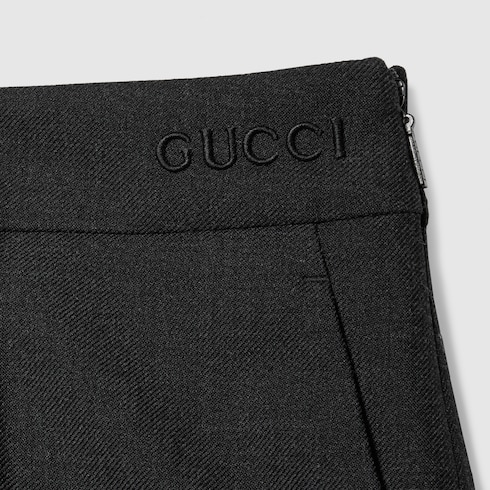 Pantalone in gabardina di lana