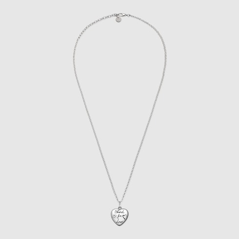Blind For Love Halskette mit Anhanger in Sterlingsilber 925 GUCCI DE