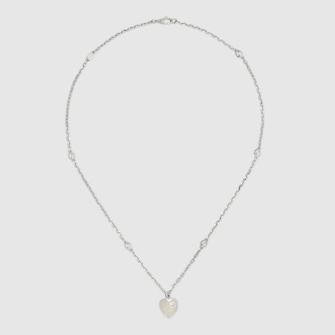 Collar Gucci Heart con GG