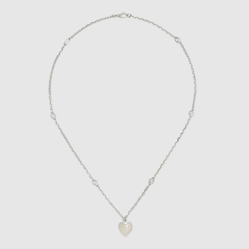 Gucci Heart necklace with Interlocking G Detail 2