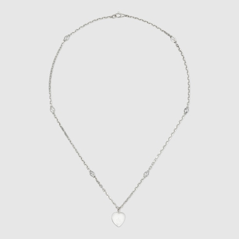 Gucci Heart necklace with Interlocking G Detail 5