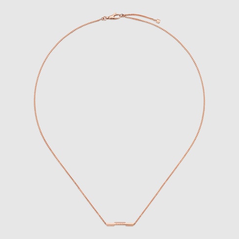 Gucci Link to Love necklace with 'Gucci' bar Detail 2