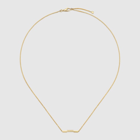 Collana Gucci Link to Love con barretta 'Gucci'