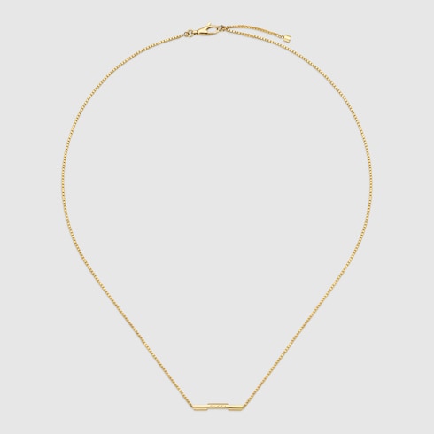 Gucci Link to Love necklace with 'Gucci' bar Detail 2