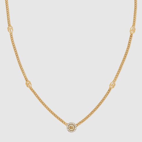 GG Marmont Double G flower necklace Detail 2