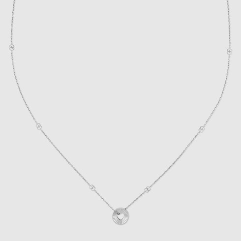 Icon 18k heart necklace