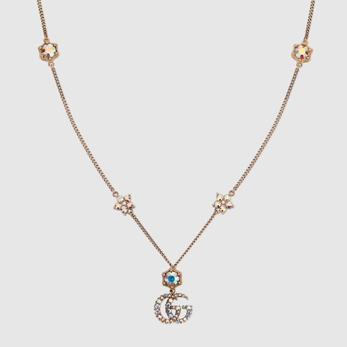 GG Marmont crystal necklace
