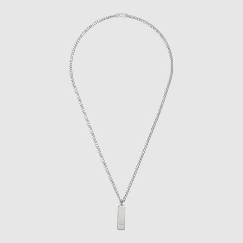 Collier avec détail GG enlacés diagonal