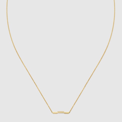 Gucci Link to Love necklace with 'Gucci' bar Detail 2