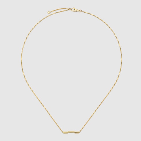 Ожерелье Gucci Link to Love с планкой «Gucci»